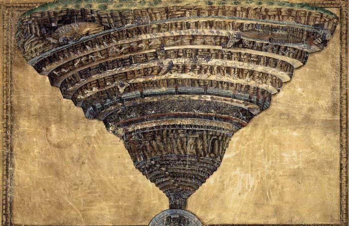BOTTICELLI, Sandro The Abyss of Hell china oil painting image